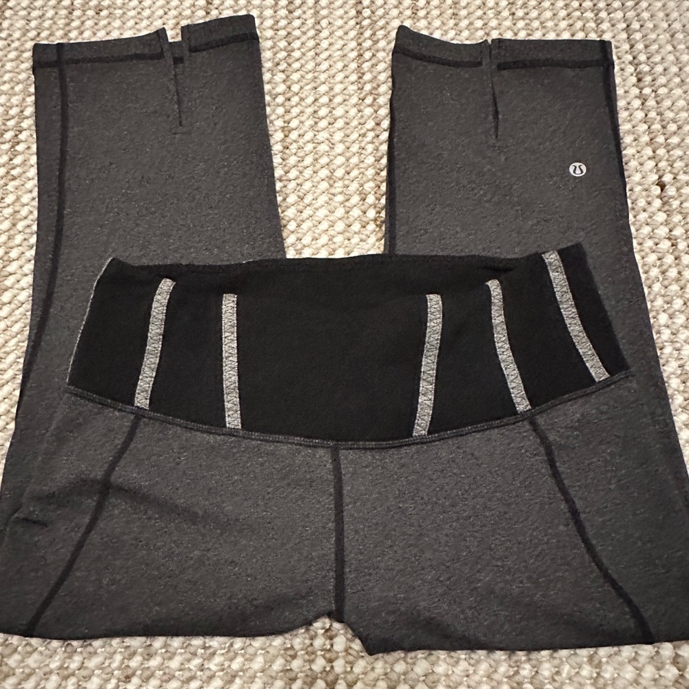 Lululemon crop grey and black